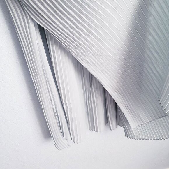 Zara Muted Seafoam‎ Pleated Off The Shoulder Midi Dress - Picture 7 of 10